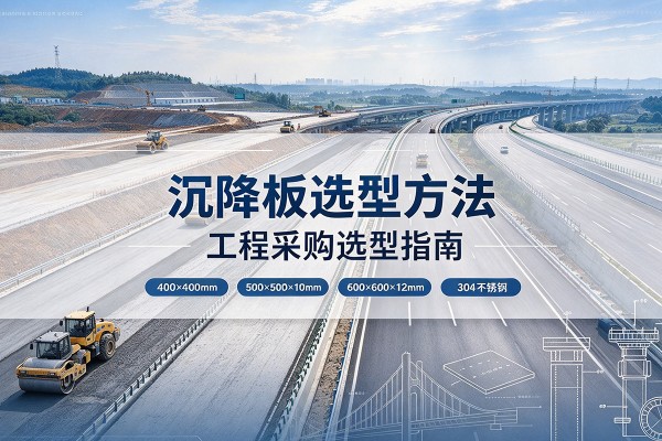 赣沉降板选择方法