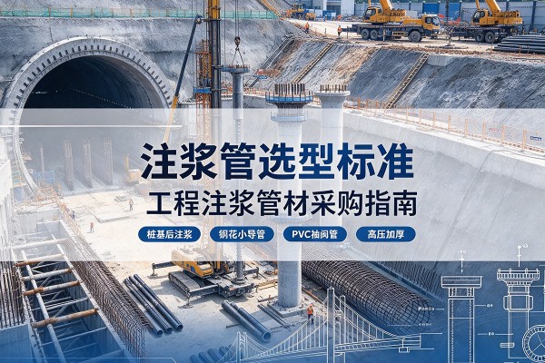 赣注浆管选型标准
