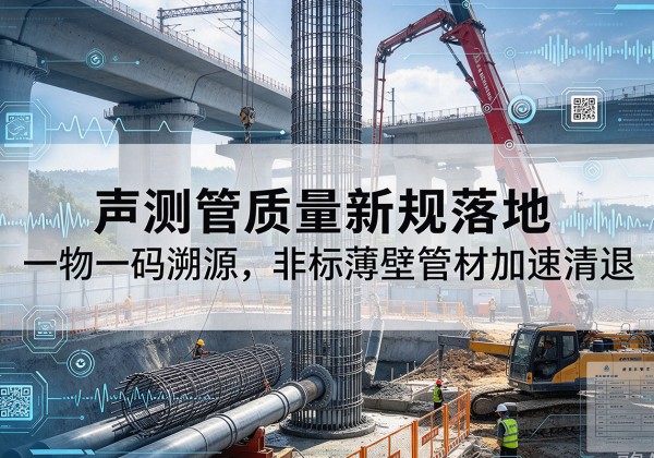 赣声测管质量新规落地，一物一码溯源，非标薄壁管材加速清退