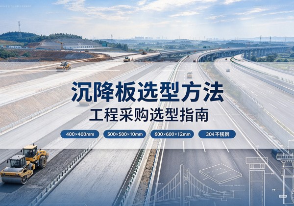 赣沉降板选择方法